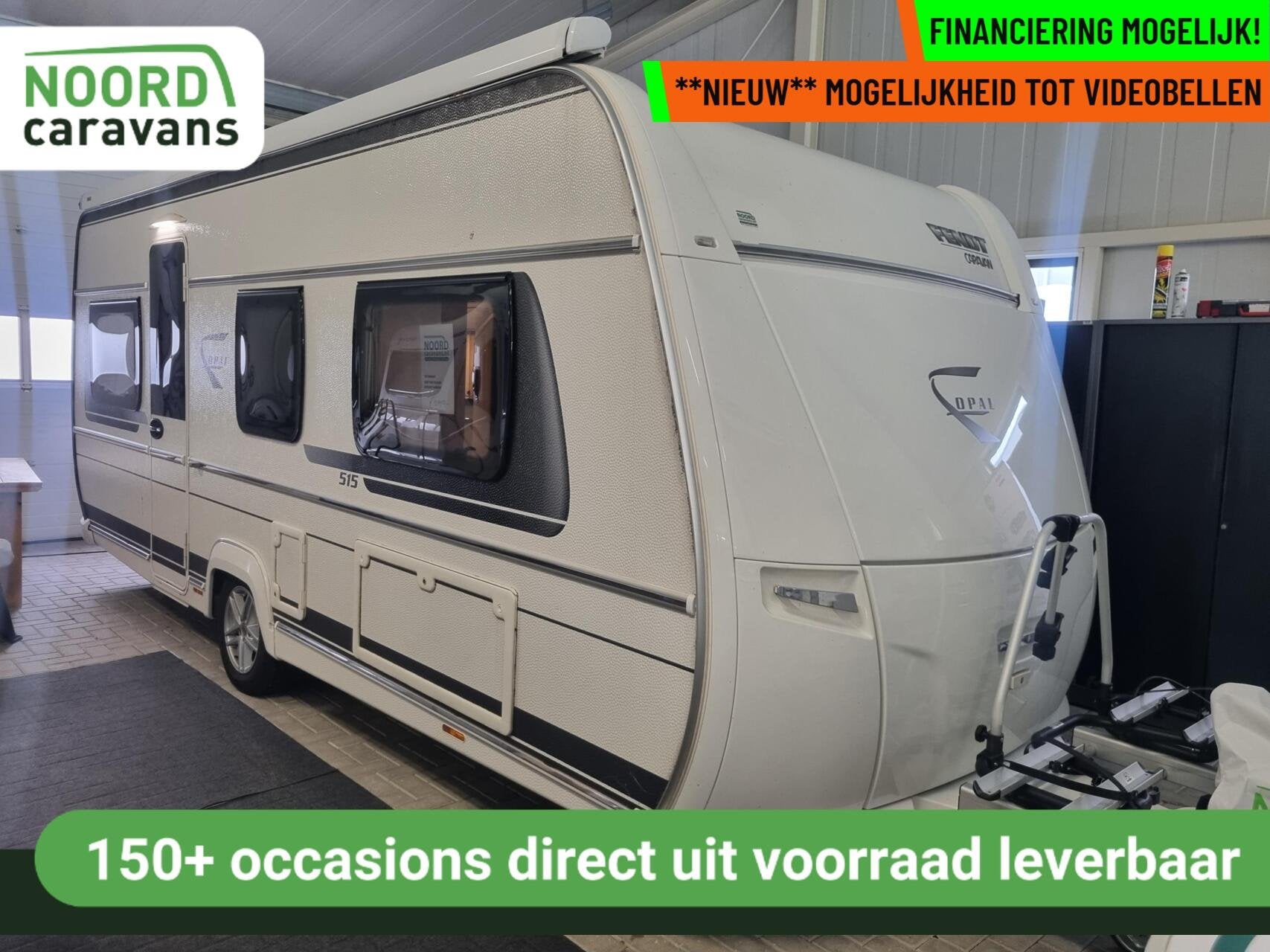 FENDT OPAL 515 SG MOVER + CASS LUIFEL + VOORTENT + DAK AIRCO, Caravans en Kamperen, Rondzit, 7 tot 8 meter, Bedrijf, Fendt