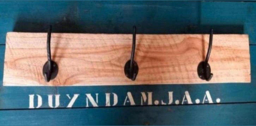 Houten kapstok Stoer & Sober, Ophalen of Verzenden, Hout, Wandkapstok, Minder dan 100 cm