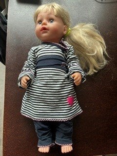 Baby Born pop grote zus met kleertjes, Ophalen, Gebruikt, Babypop