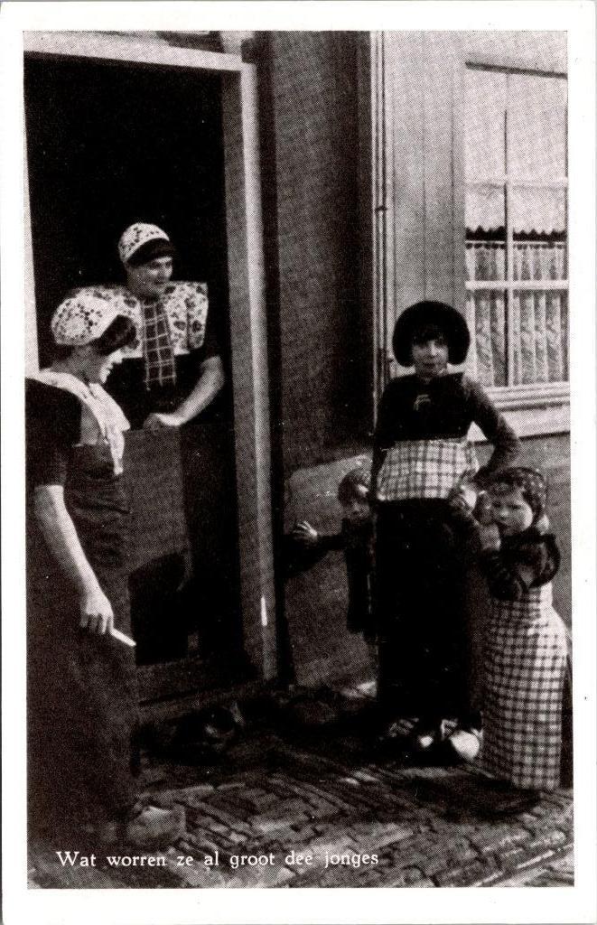 Spakenburg - Wat worren ze al groot dee jonges klederdracht, Verzenden, 1960 tot 1980, Ongelopen, Utrecht