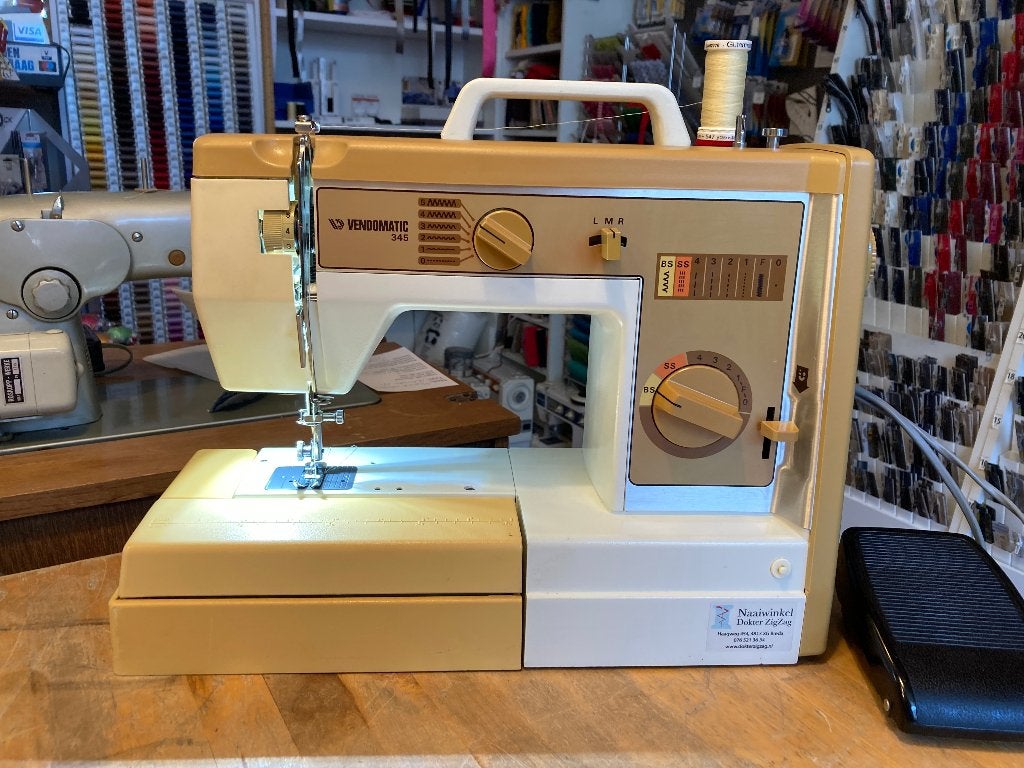 Vendomatic 345 - stretch naaimachine, Hobby en Vrije tijd, Naaimachines en Toebehoren, Ophalen of Verzenden, Naaimachine, Info@vendomatic.com