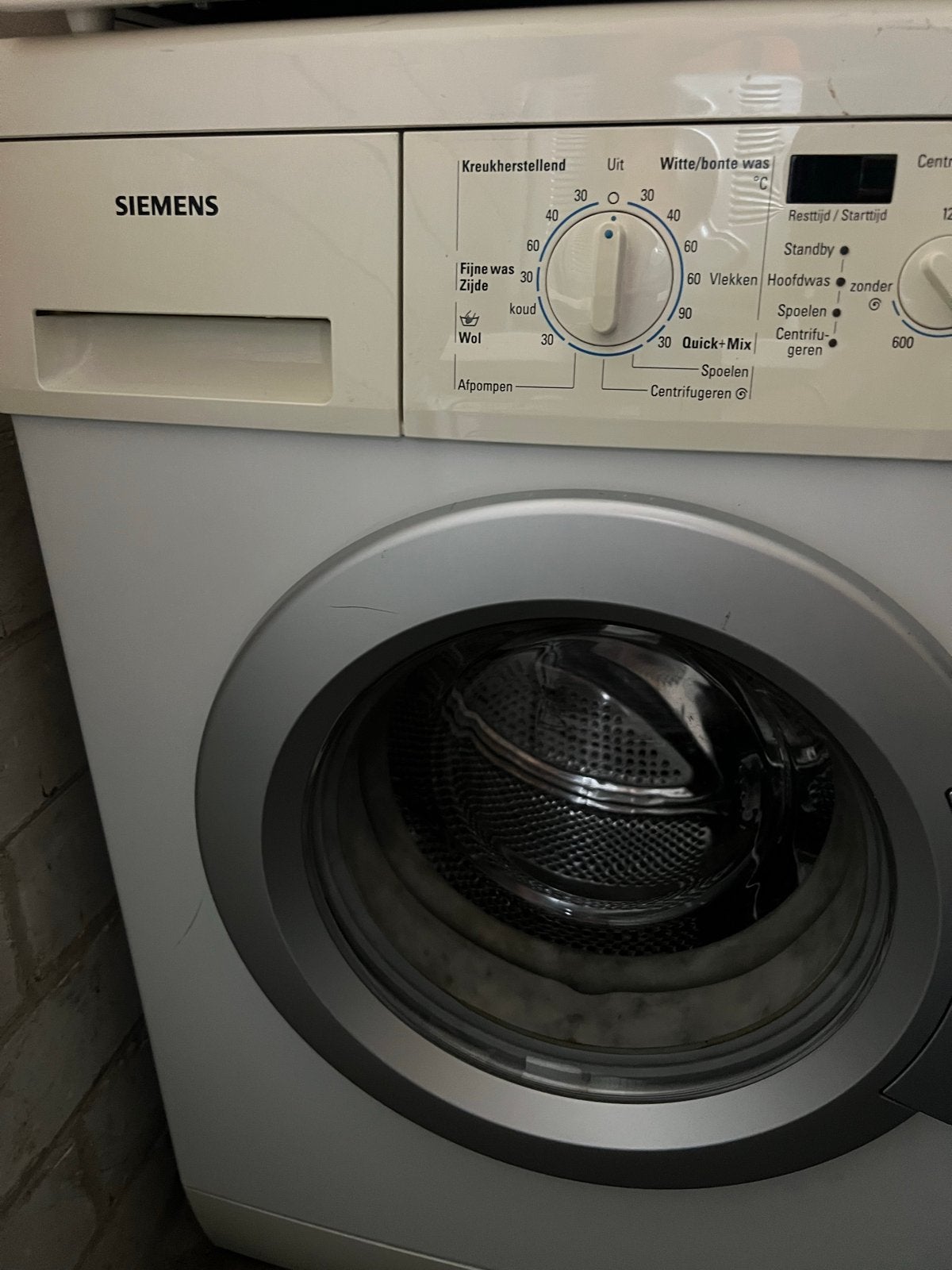 Siemens XL 1242 Wasmachine - 6kg, 1200 toeren, Ophalen, Gebruikt, Voorlader, Kort programma
