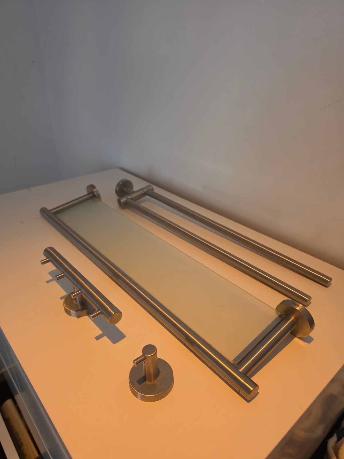 Tiger Boston RVS Badkamer Accessoires Set, Ophalen of Verzenden, Zo goed als nieuw