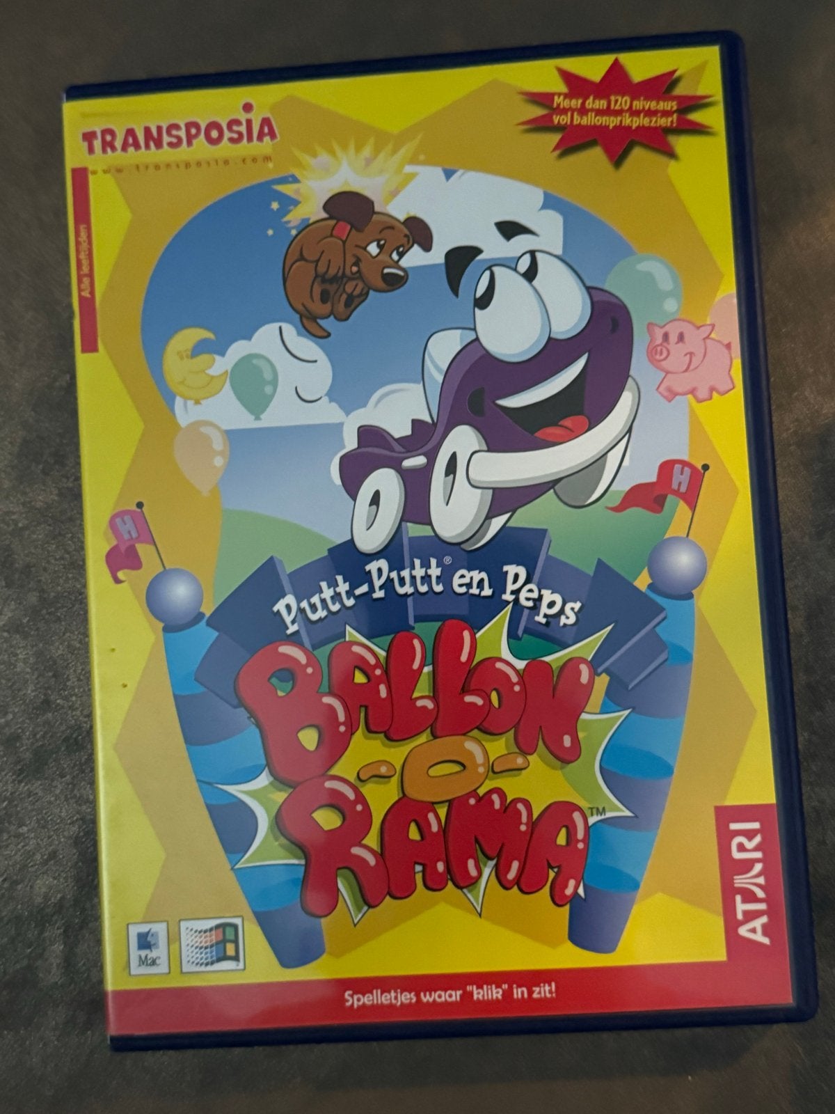 Putt-Putt en Peps: Ballon O Rama - Educatief Spel, Puzzel en Educatief, 1 speler, Ophalen of Verzenden, Zo goed als nieuw