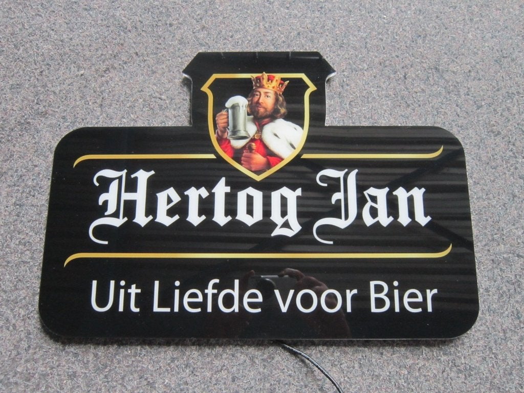HERTOG JAN LED LICHTRECLAME, Verzamelen, Biermerken, Ophalen, Nieuw, Overige typen, Hertog Jan