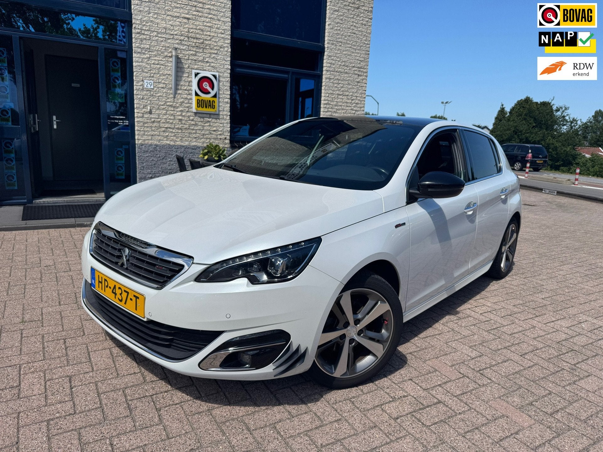 Peugeot 308 1.2 PureTech GT-line- Panodak- NAV-trekhaak, Gebruikt, Parkeersensor, Origineel Nederlands, Bedrijf