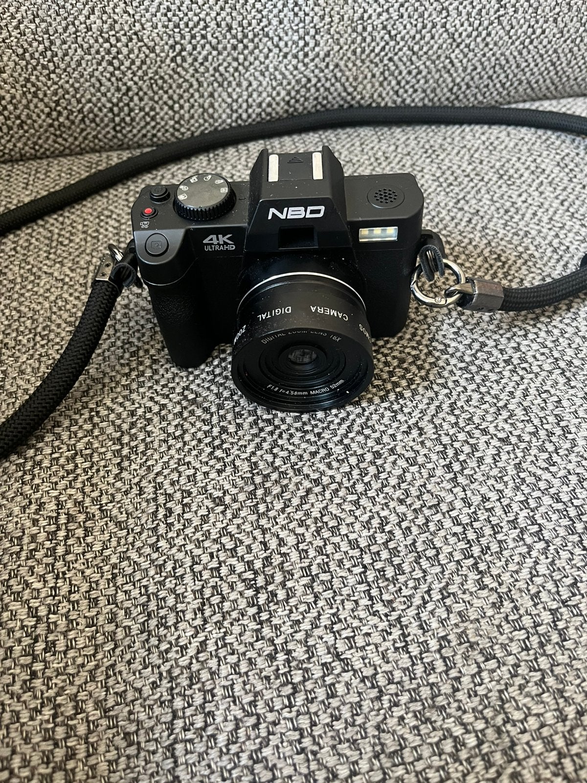 Vlog Camera, Audio, Tv en Foto, Fotocamera's Digitaal, Screenprotector, Ophalen of Verzenden, Zo goed als nieuw, Ingebouwde flitser