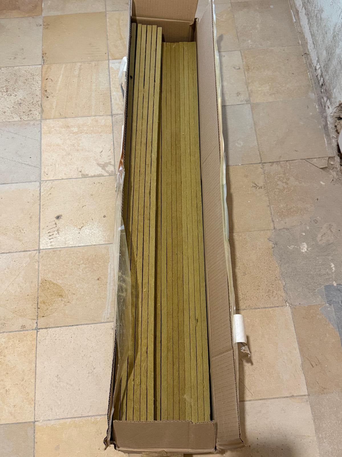 Fermacell Minerale Wol Randstroken 50mm - 51 stuks, Doe-het-zelf en Verbouw, Isolatie en Afdichting, Ophalen, 4 tot 8 cm, Nieuw