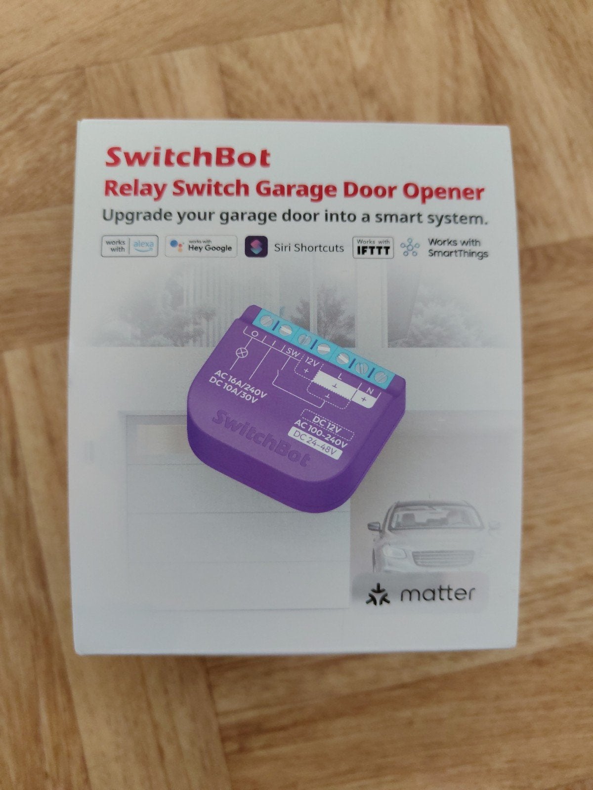 SwitchBot Relay Switch Garage Door Opener, Ophalen of Verzenden, Nieuw