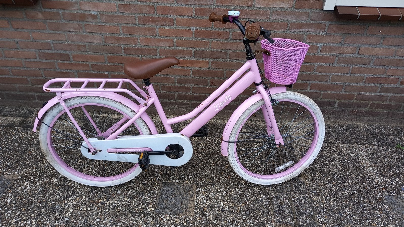 Liberty meisjesfiets, Ophalen, Gebruikt, 22 inch, Handrem