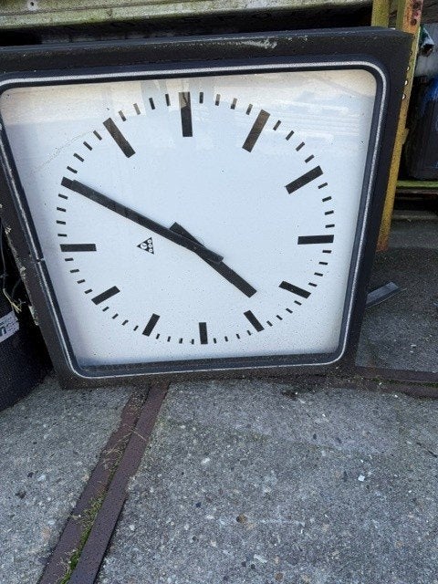 Stationsklok 70 x 70 cm, Ophalen of Verzenden, Nieuw