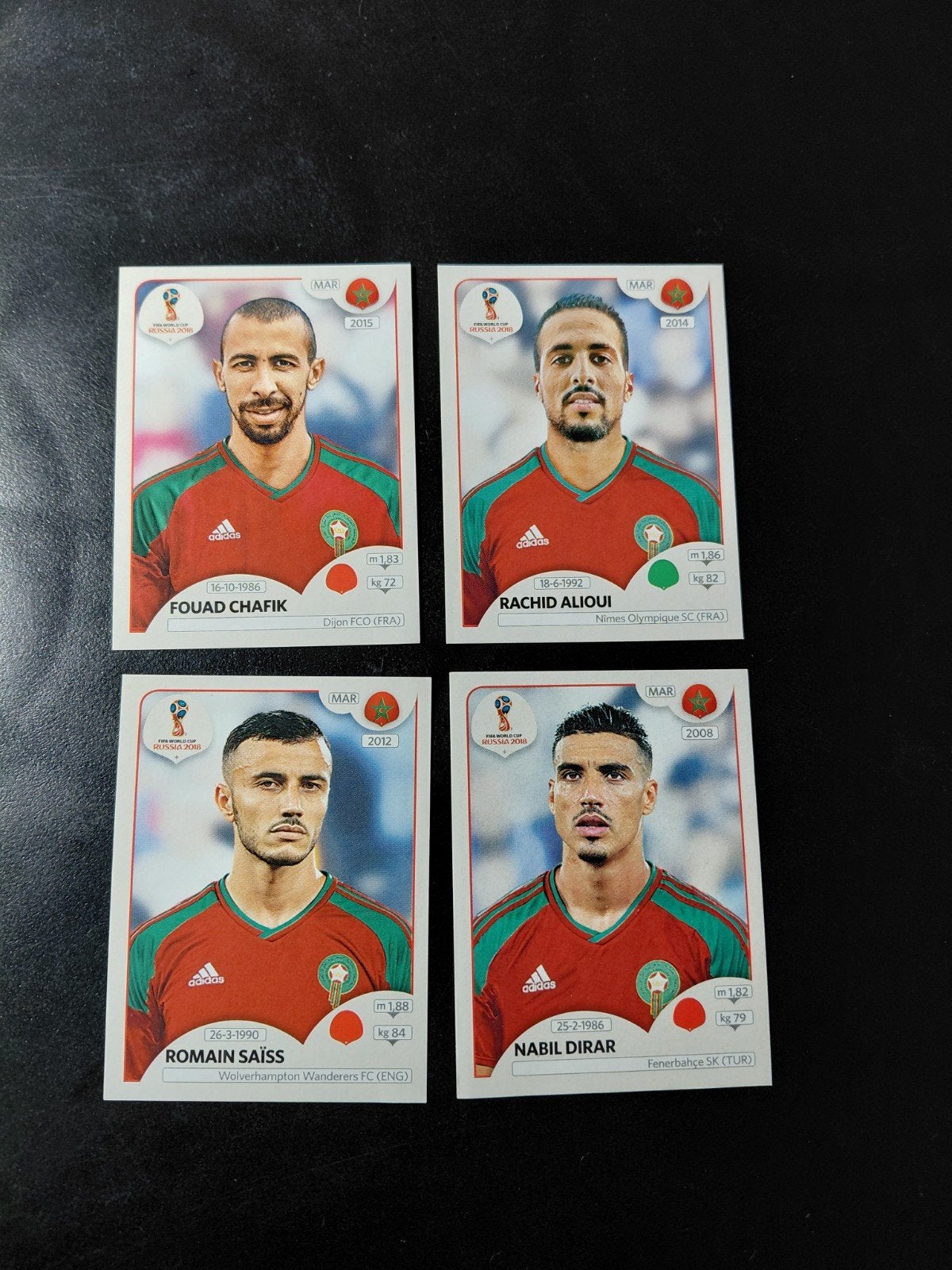 Marokko (panini wk 2018), Verzenden, Nieuw, Buitenlandse clubs, Poster, Plaatje of Sticker