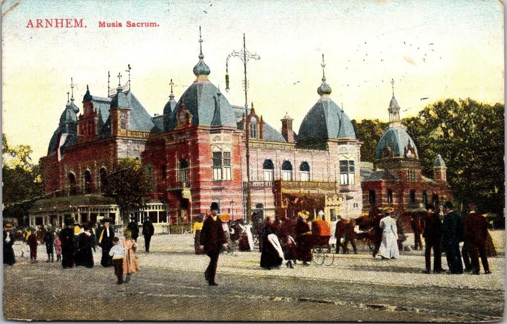 Arnhem Musis Sacrum - 5 ansichtkaarten, Verzenden, Voor 1920, Gelopen, Gelderland