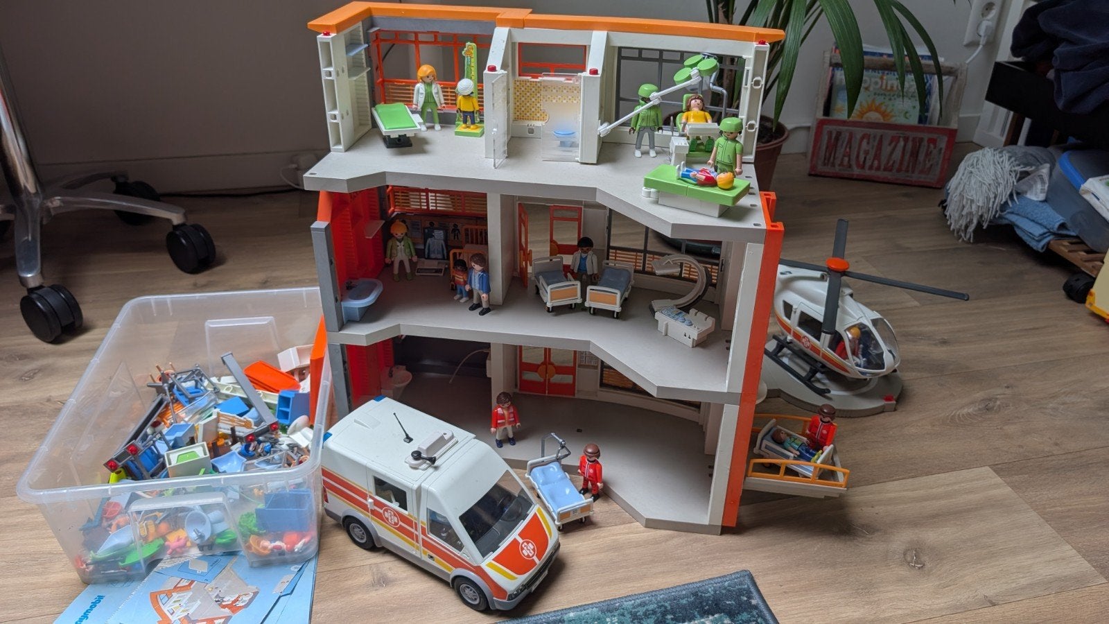 Playmobil ziekenhuis, Kinderen en Baby's, Speelgoed | Playmobil, Ophalen, Gebruikt
