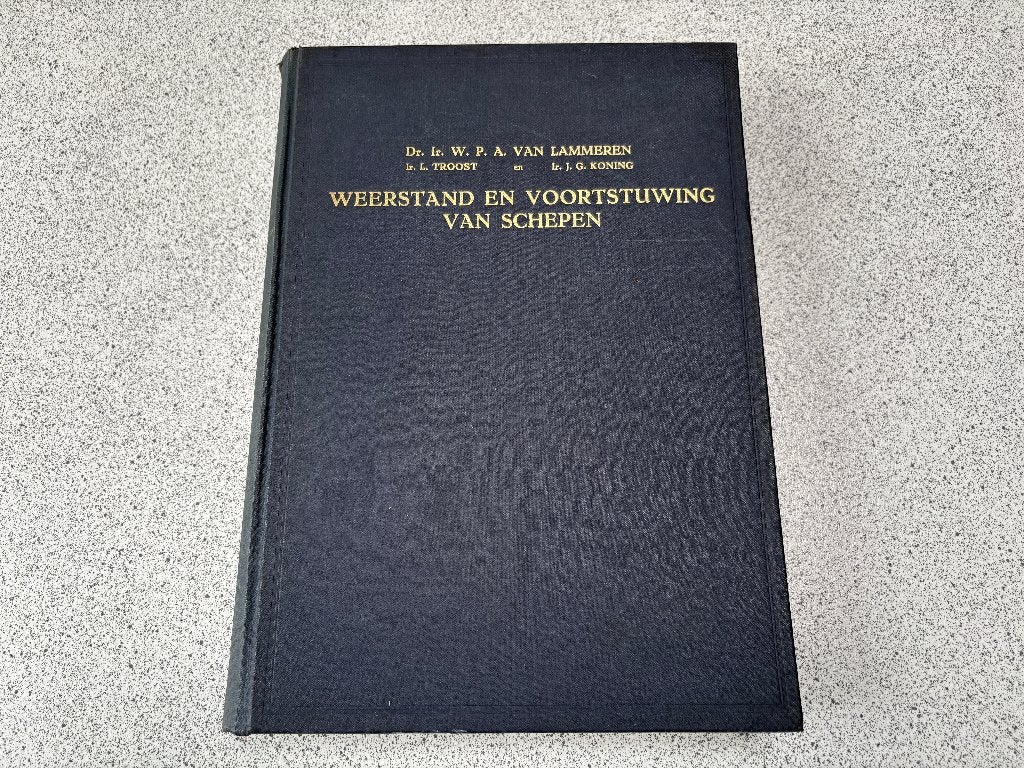 Boek "Weerstand en voortstuwing van schepen", Ophalen of Verzenden, Zo goed als nieuw, Overige typen