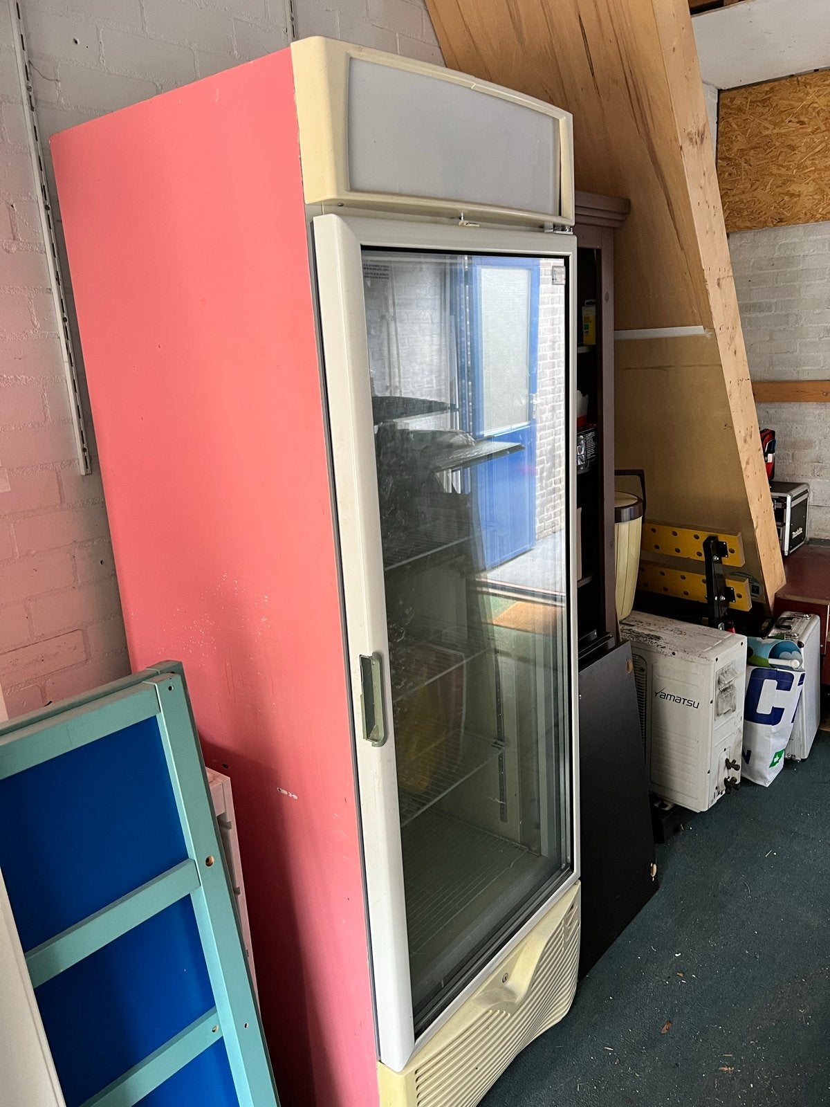 Mondial Framec Displayvriezer - Glazen Deur - 317L, Ophalen, Gebruikt, 200 liter of meer, 60 cm of meer