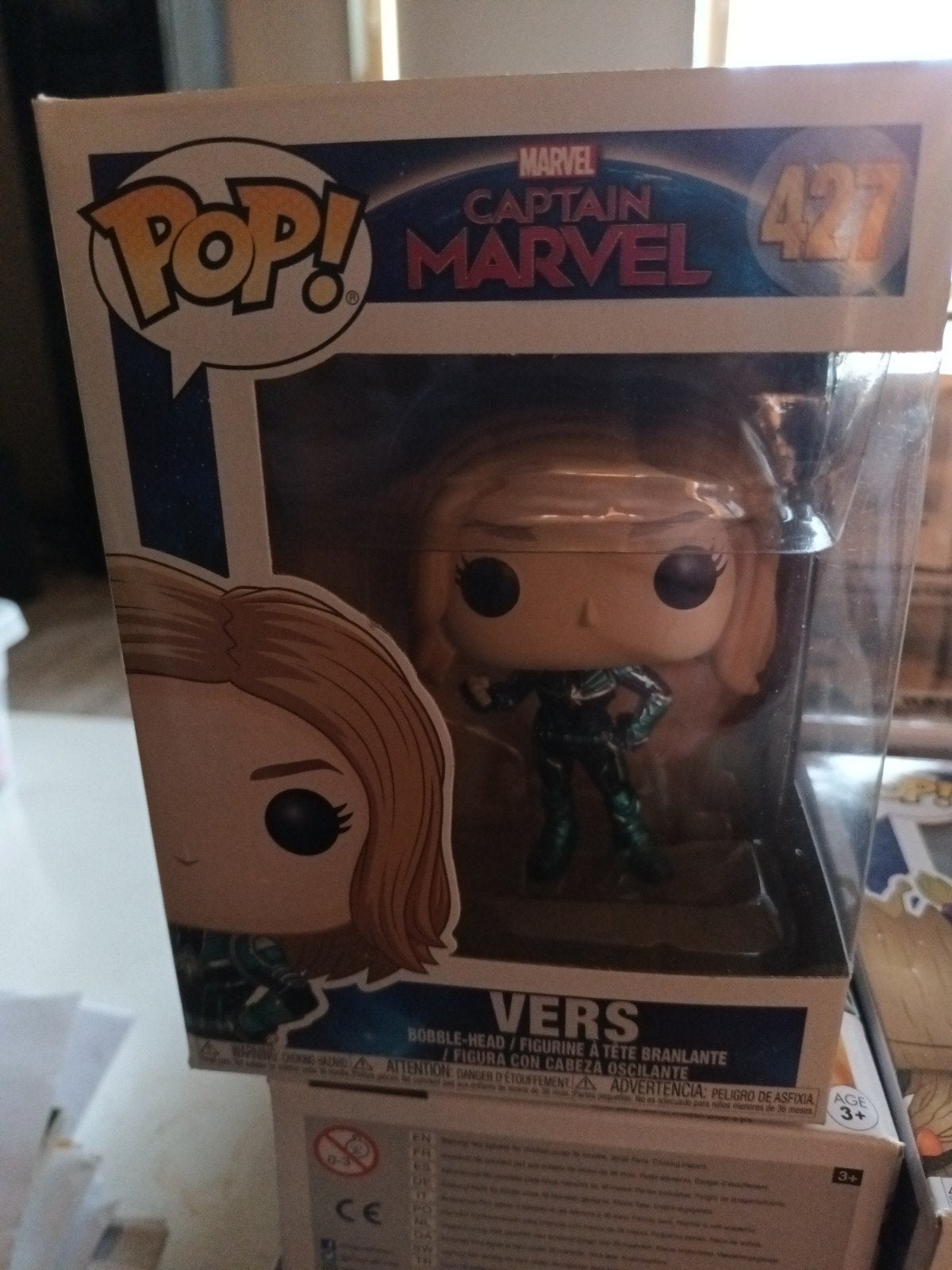 Funko Pop! Captain Marvel - Vers (427), Ophalen of Verzenden, Zo goed als nieuw