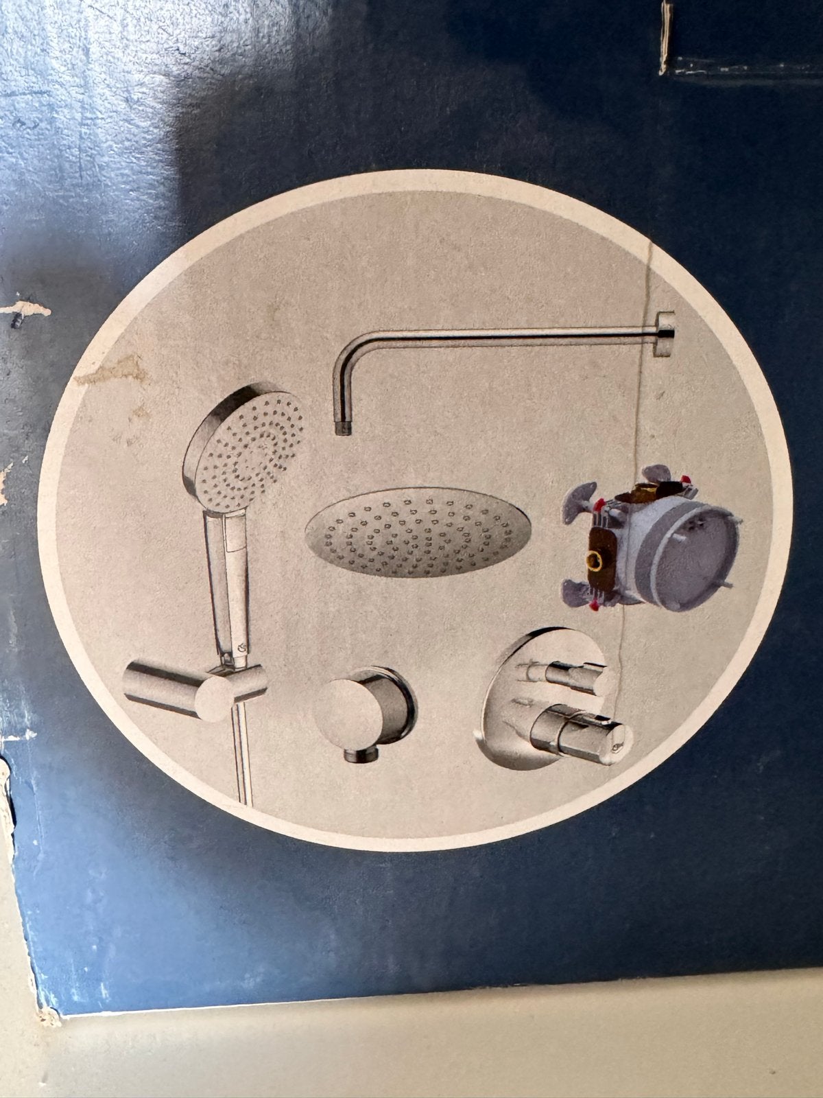 Nieuw Ideal Ceratherm 100 Regendouche Set in Doos, Ophalen, Nieuw, Chroom, Douche