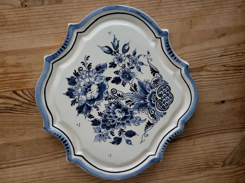 4 prachtige plaquettes van Royal Goedewaagen, Antiek en Kunst, Antiek | Keramiek en Aardewerk, Ophalen of Verzenden
