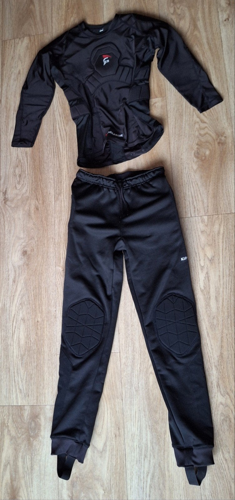 Keeper gladiator beschermingsshirt en broek maat 158, Overige maten, Ophalen of Verzenden, Zo goed als nieuw, Voetbal
