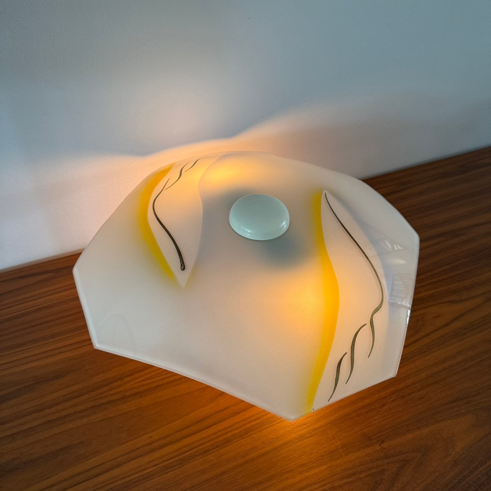 Plafondlamp, schaallamp, vintage, retro, jr 50/60, netjes, Ophalen of Verzenden, Zo goed als nieuw