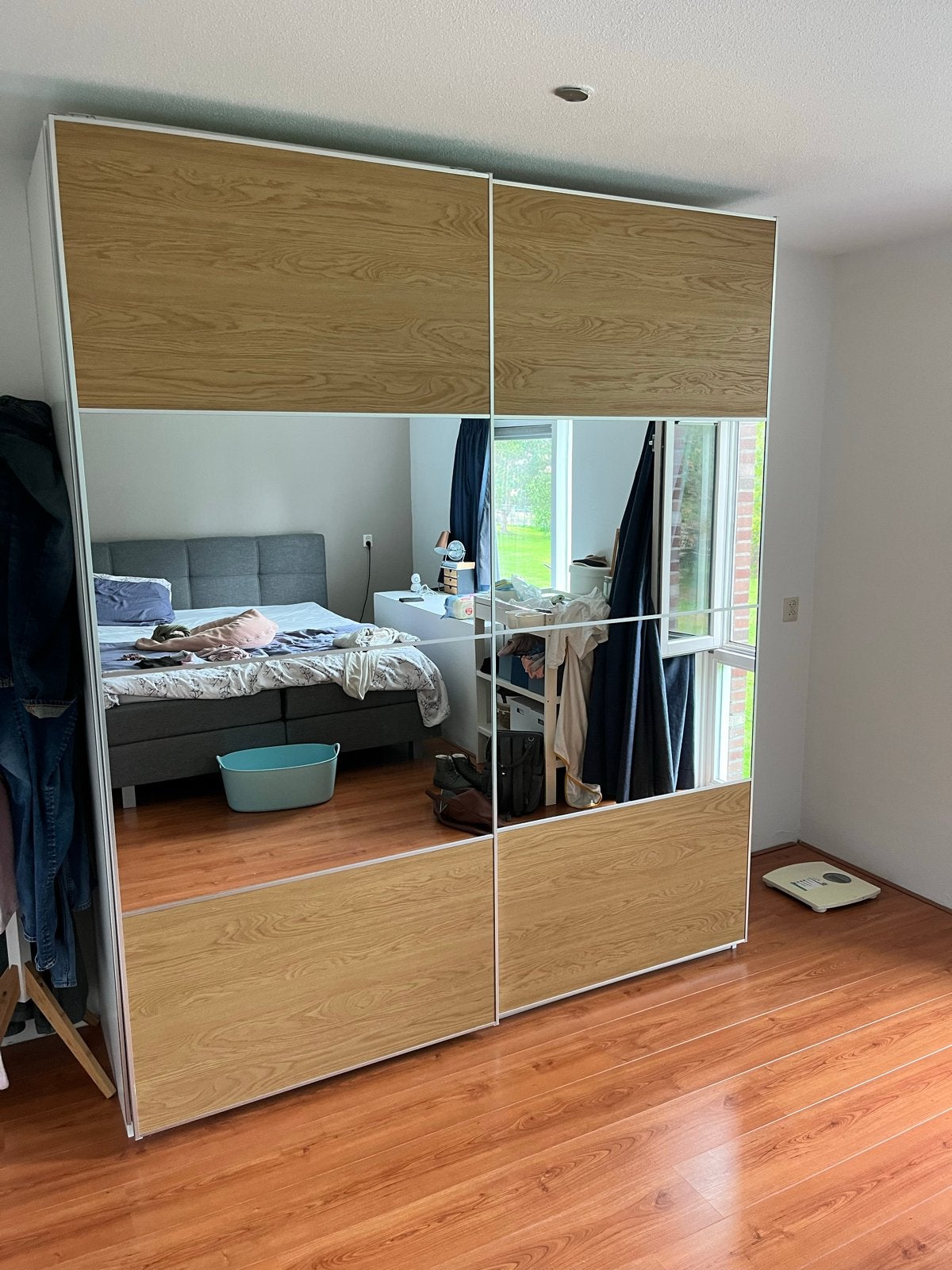 GRATIS Schuifdeuren - IKEA Pax met spiegel en soft close, Ophalen, Gebruikt, 200 cm of meer, 150 tot 200 cm