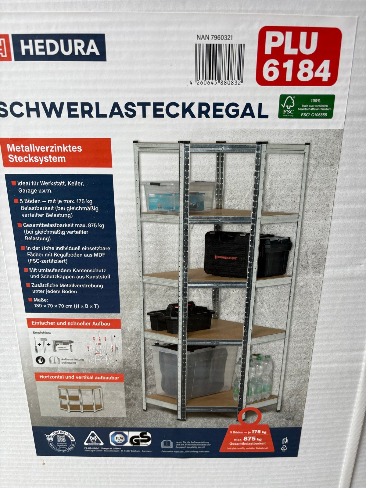 Hoekstelling kast nieuw in doos, Huis en Inrichting, Kasten | Stellingkasten, Ophalen, Nieuw