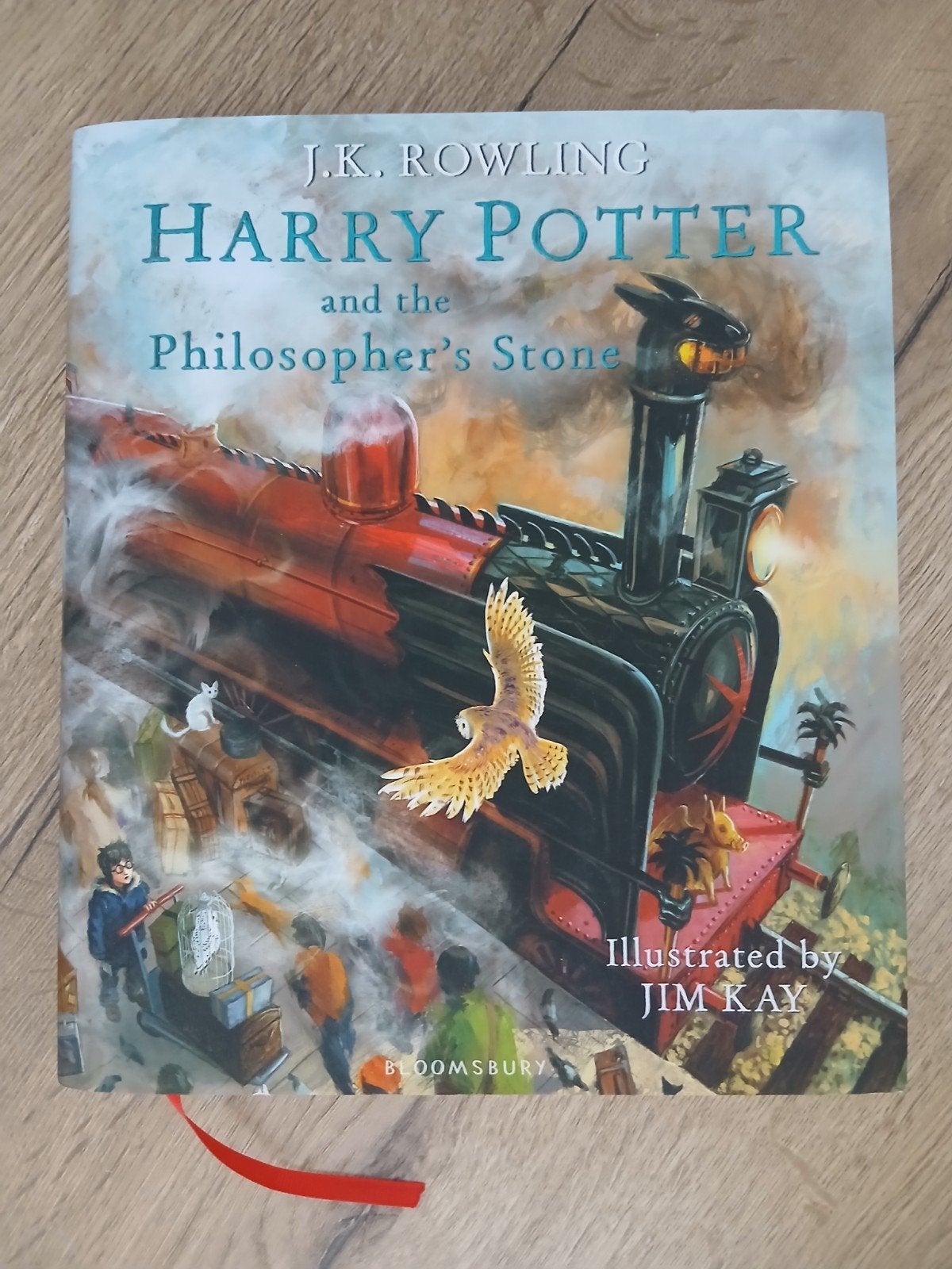 Harry Potter en de Steen der Wijzen - Geïllustreerde Editie, Ophalen of Verzenden, Zo goed als nieuw, J.K. Rowling, Fictie