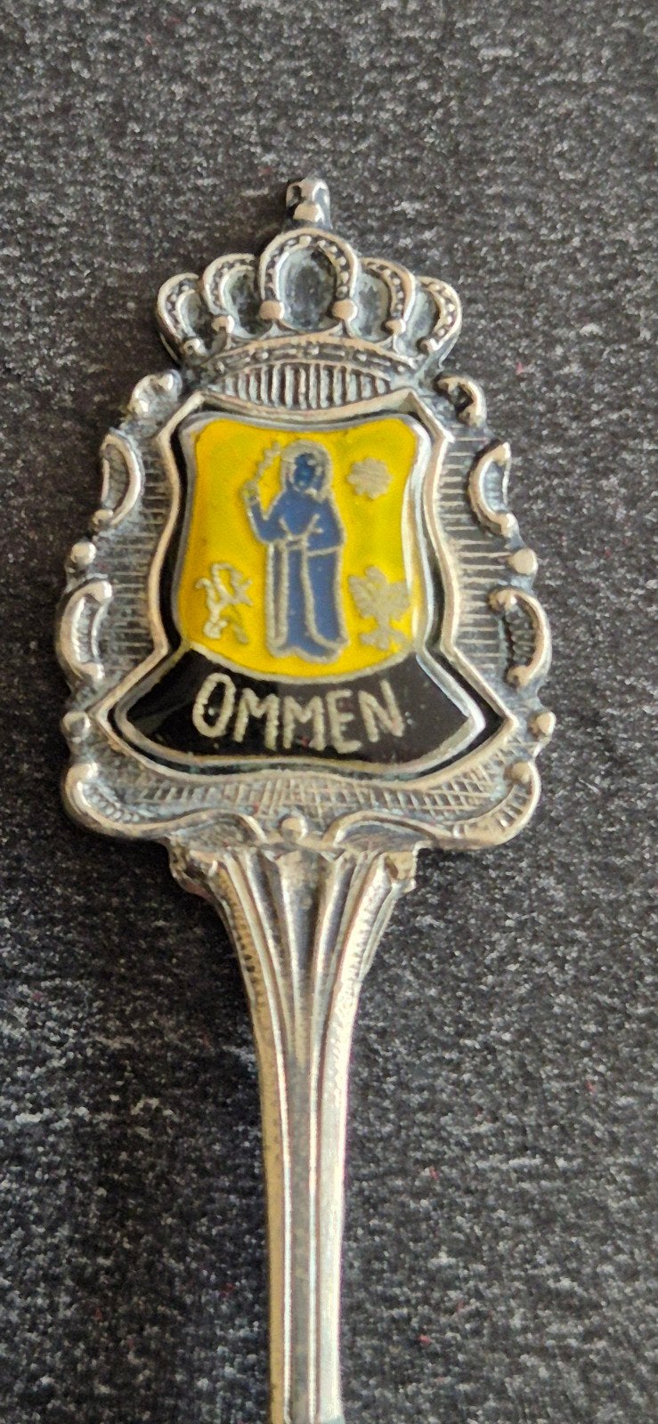 Verzilverd theelepeltje, Ommen, Antiek en Kunst, Antiek | Bestek, Ophalen of Verzenden