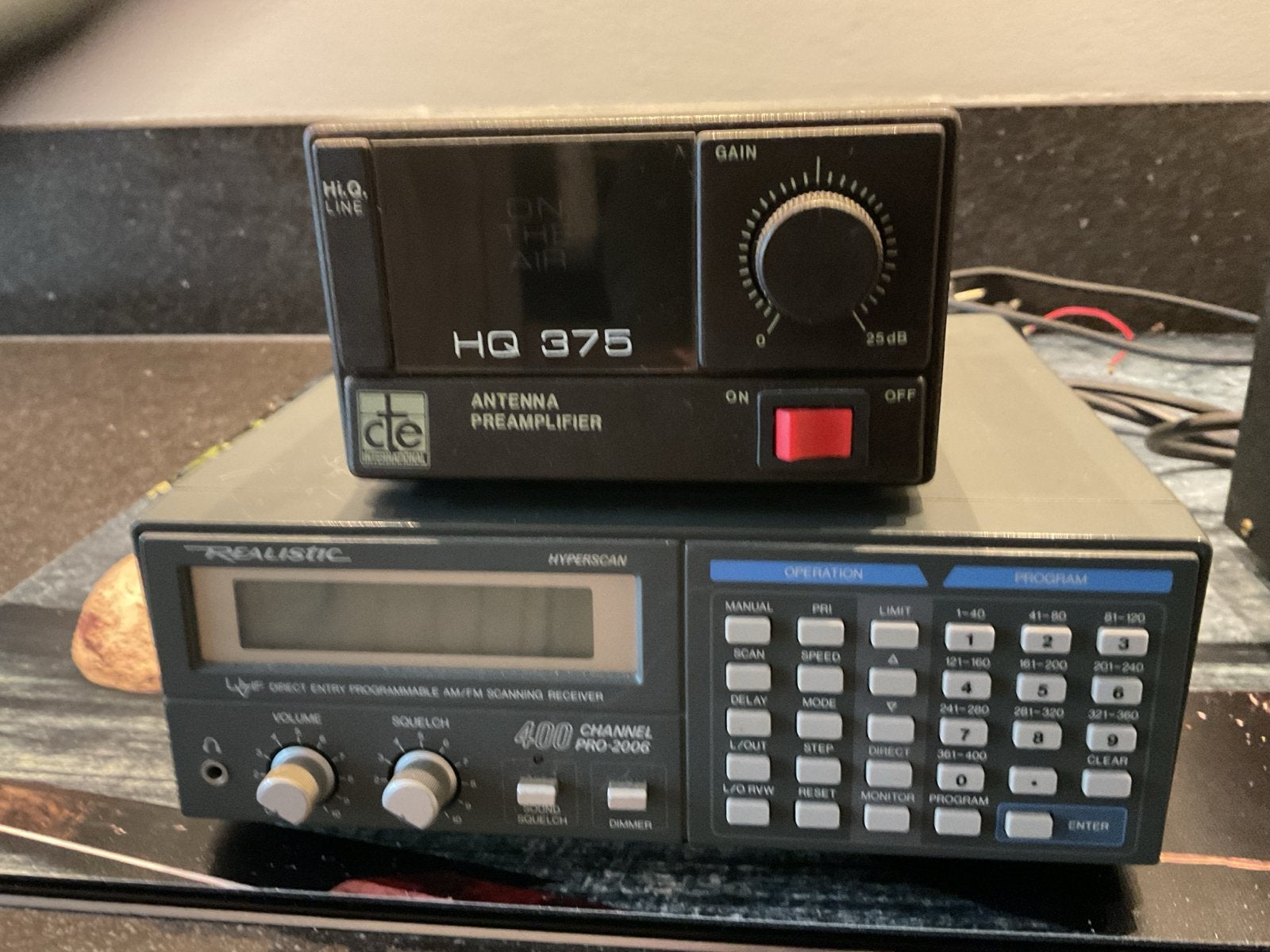 Scanner met ontvangstversterker voor 27mc, Ophalen, Gebruikt, Ontvanger