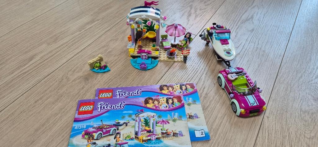 41316 LEGO Friends Andrea's speedboottransport, Gebruikt, Lego, Friends, Ophalen of Verzenden