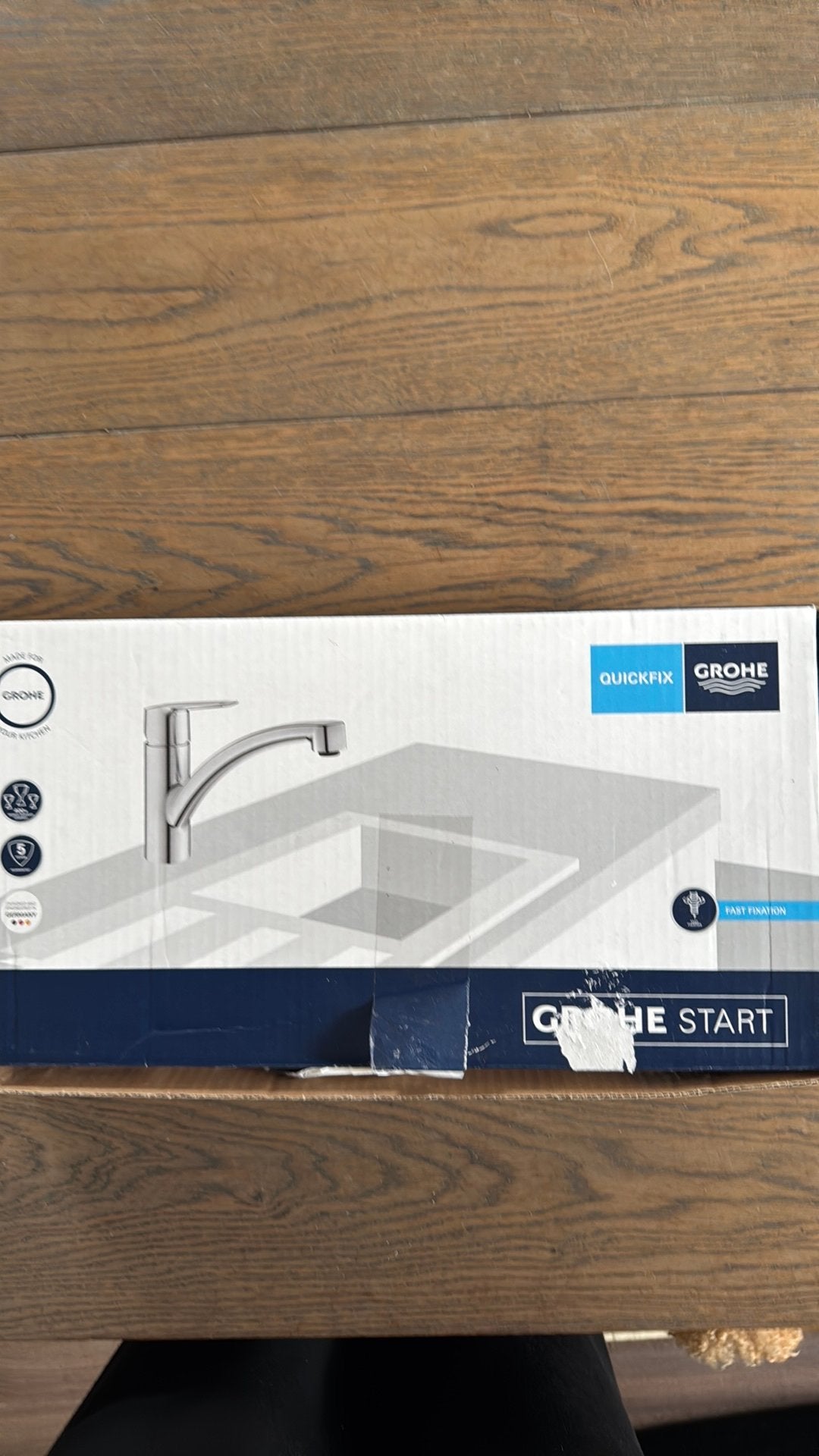 Grohe Start Quickfix Keukenkraan - Nieuw in Doos, Ophalen of Verzenden, Nieuw, Chroom, Kraan