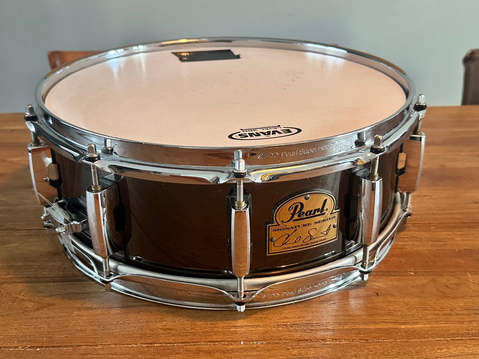 Pearl Chad Smith Signature Snaredrum, Ophalen of Verzenden, Gebruikt