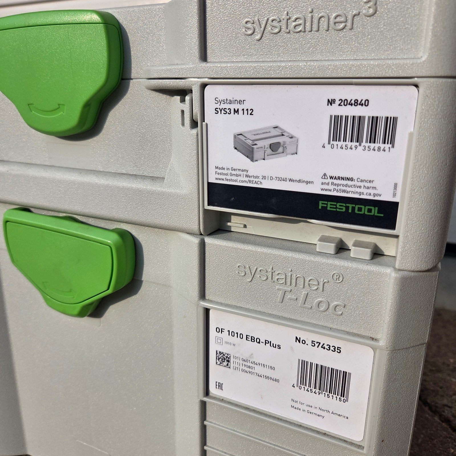 Festool bovenfrees OF1010 ebq plus + Frezen set ** nieuw set, Ophalen of Verzenden, Zo goed als nieuw