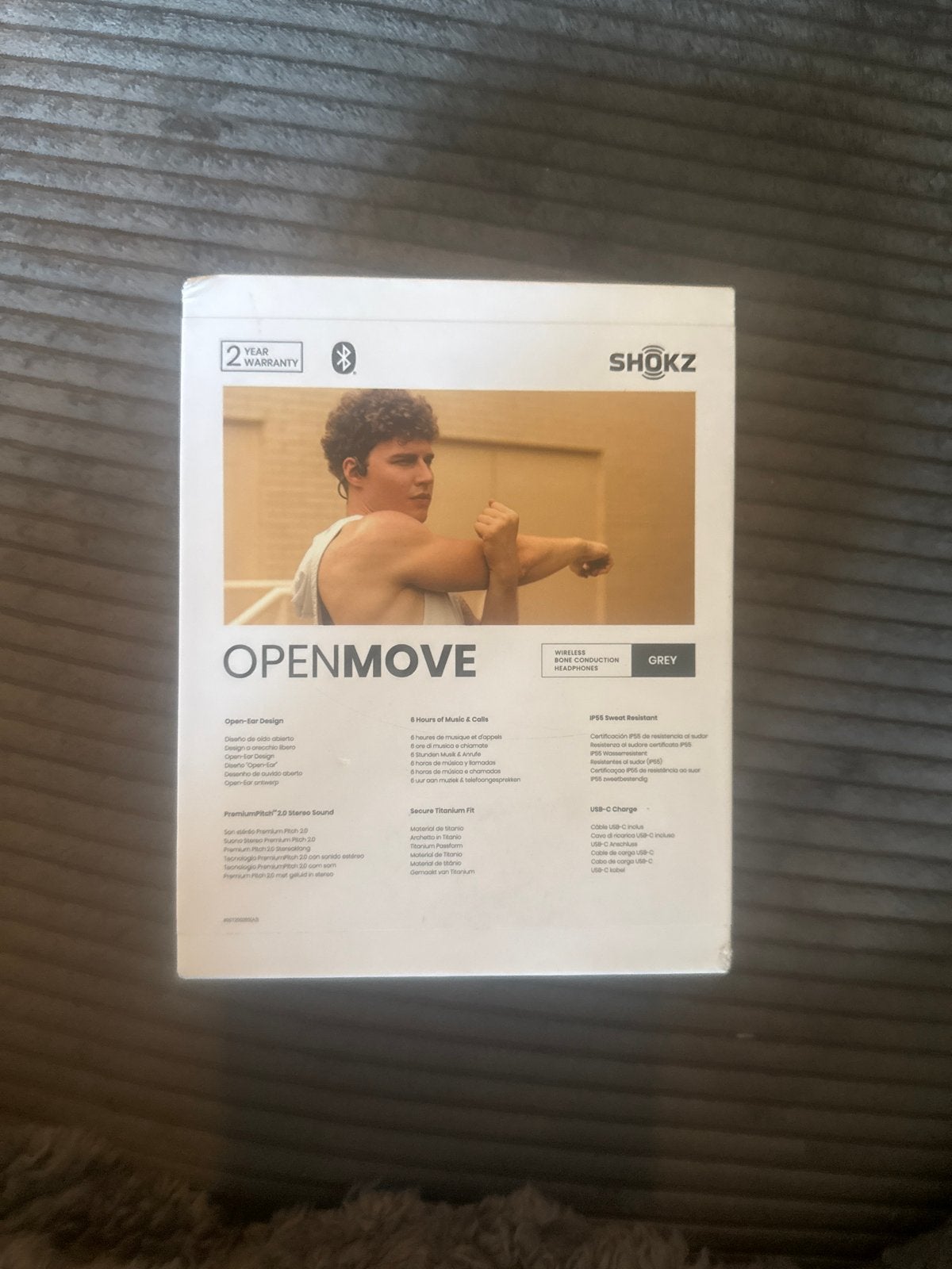 Shokz OpenMove Bone Conduction Koptelefoon - Nieuw, Bluetooth, Bone conduction, Nieuw, Ophalen of Verzenden