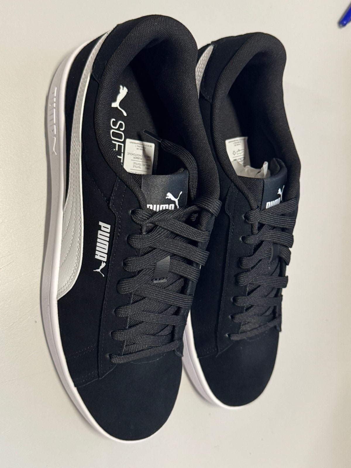 Puma Smash 3.0 Zwart 44, Zwart, Nieuw, Ophalen of Verzenden, Sneakers of Gympen