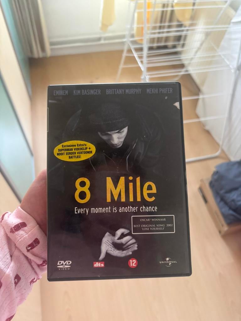 8 mile dvd (eminem), Alle leeftijden, Ophalen of Verzenden, Zo goed als nieuw