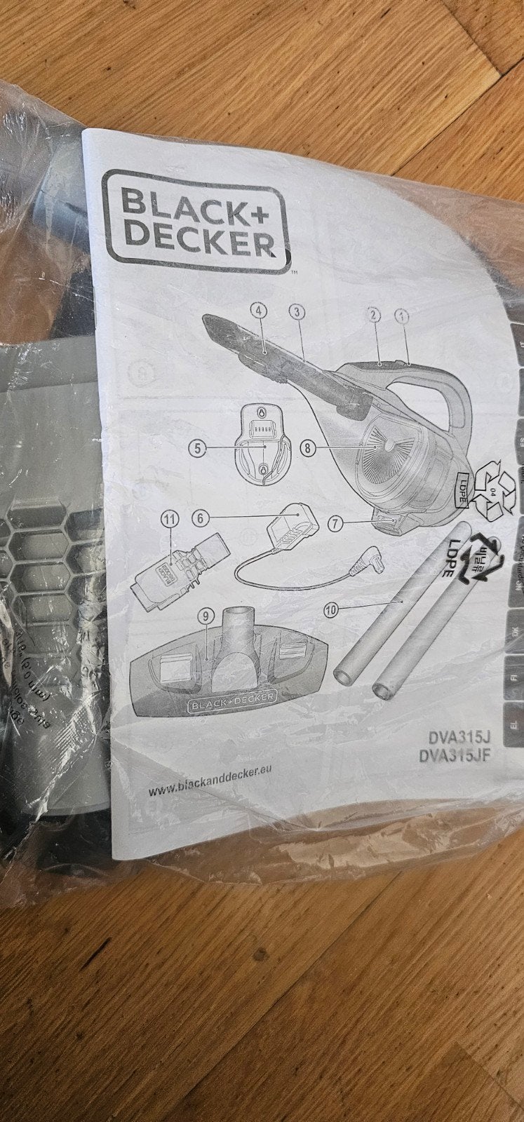 Accessoires voor kruimelzuiger Black&Decker, Ophalen of Verzenden, Nieuw, Kruimeldief, Overige merken