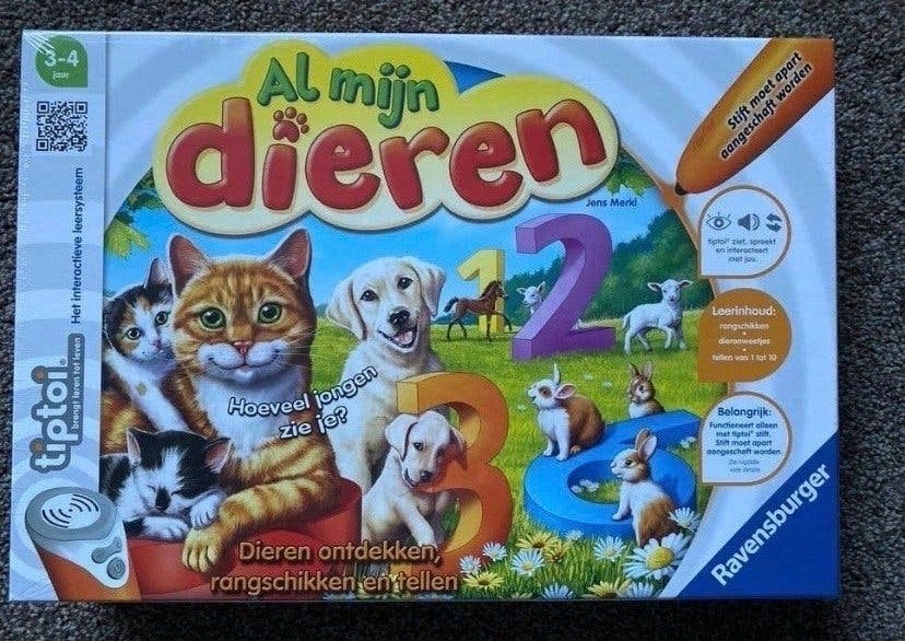 Tiptoi 'Al mijn dieren' - Nieuw in plastic, Ophalen of Verzenden, Nieuw, Ontdekken