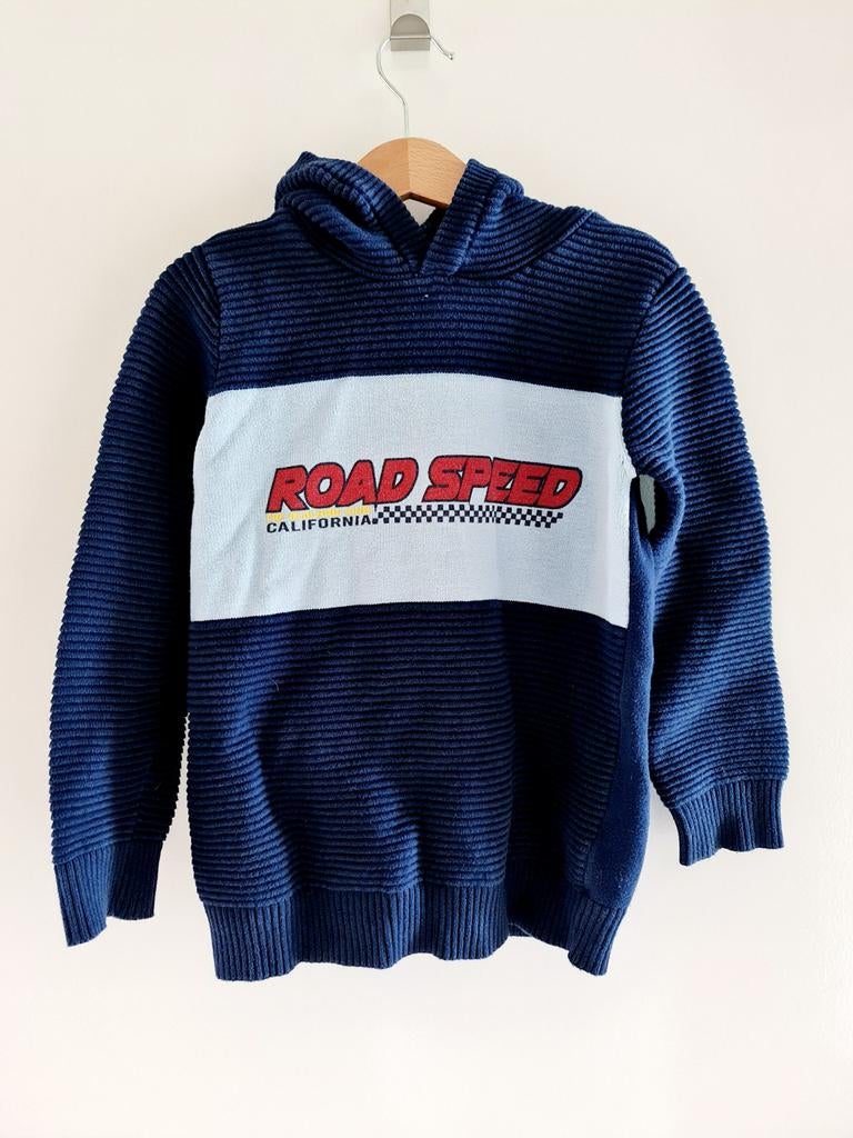 Corduroy hoodie maat 128, Trui of Vest, Ophalen of Verzenden, Zo goed als nieuw, Y.F.K.
