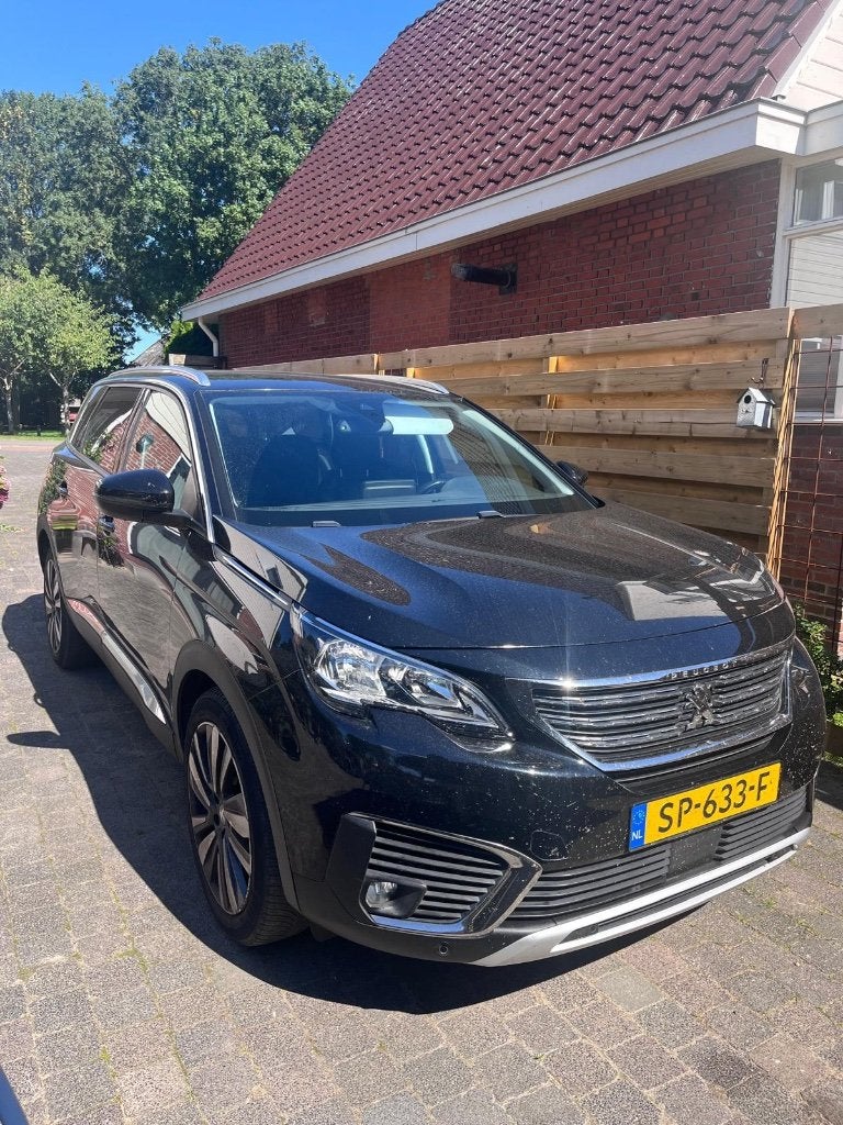 Peugeot 5008 1.2 Puretech 130pk S&S Advanced 7 pers, Auto's, Peugeot, Zwart, 1199 cc, 1290 kg, 7 stoelen