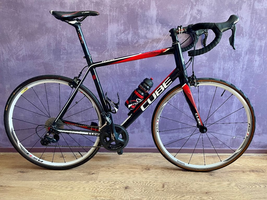 Cube Peloton racefiets 60 black/white/red, 28 inch, Gebruikt, Aluminium, 57 tot 61 cm