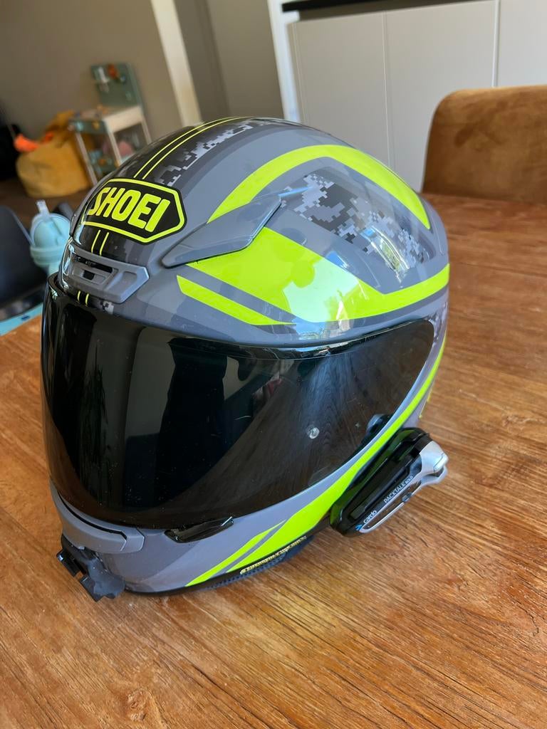 Shoei NXR Integraalhelm maat L - Fluo Grijs, Motoren, Kleding | Motorhelmen, Heren, Ophalen of Verzenden, Integraalhelm, Shoei