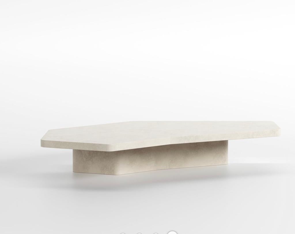 Armand & Francine coffeetable microcement 170cm LP € 7.140,-, Huis en Inrichting, Tafels | Salontafels, Overige materialen, Info@micheldethouars.nl
