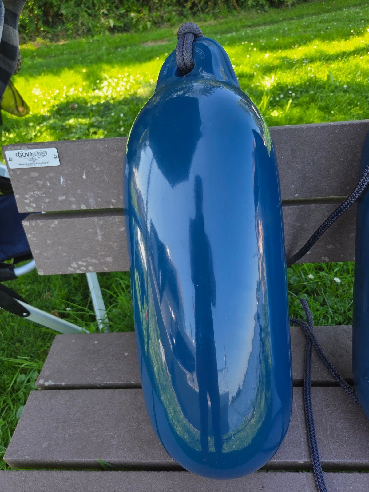 6 Majoni Fenders MT 3 (21x62cm) incl. fenderlijnen, Watersport en Boten, Ophalen, Zo goed als nieuw, Overige typen