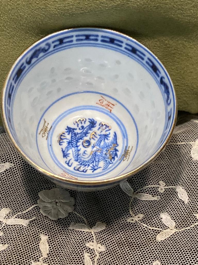 Chinees Wanyu theekommetje, draak (180624), Overige typen, Ophalen of Verzenden, Zo goed als nieuw, Overige stijlen
