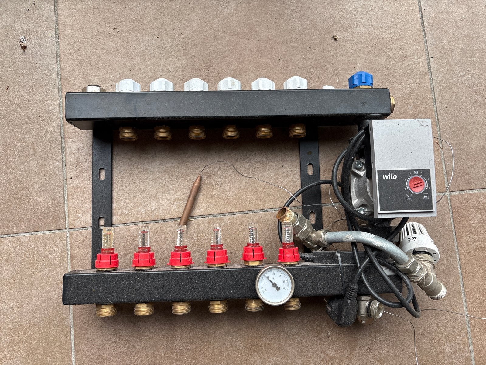 Wilo Yonos PARA RS25/6-RKA M vloerverwarming verdeler, Ophalen of Verzenden, Gebruikt, Minder dan 200 watt, Overige typen