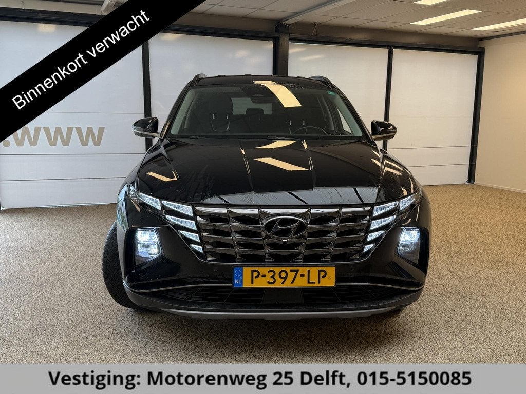 Hyundai Tucson 1.6 T-GDI HEV PREMIUM AUTOMAAT GARANTIE 04-20, Auto's, Hyundai, Euro 6, 4 cilinders, 1650 kg, Zwart