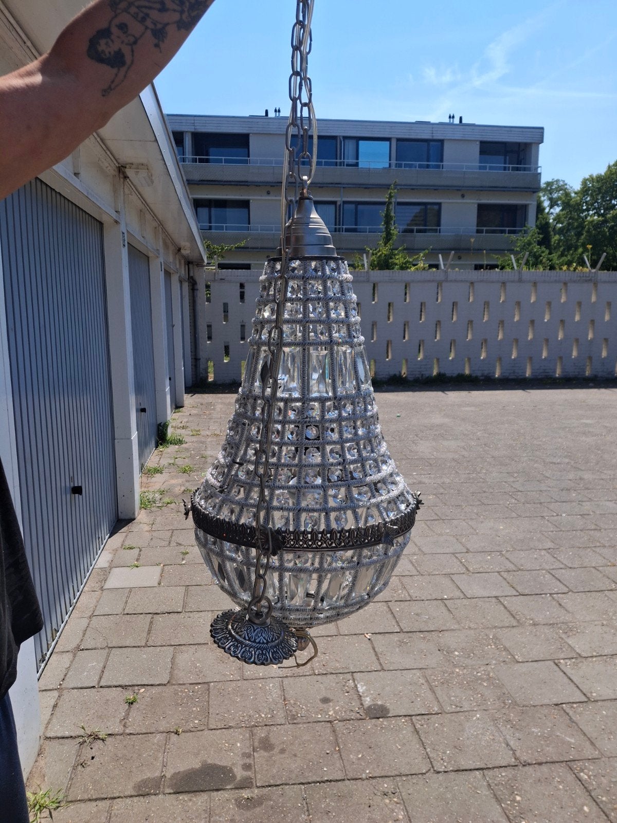 Kroonluchter kristal, Antiek en Kunst, Ophalen