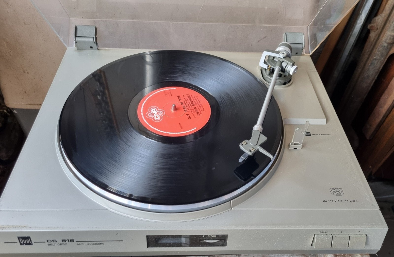 Dual CS 515 Platenspeler - heeft aandacht nodig, Ophalen of Verzenden, Dual